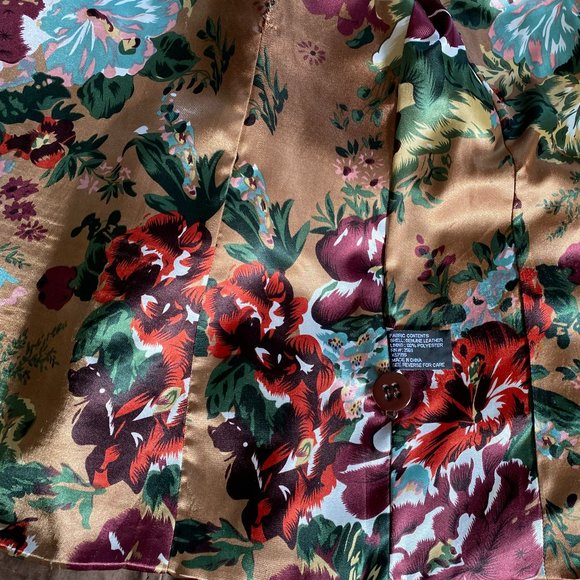 XOXO Chocolate Brown Suede Coat Double Breasted Jacket size L - Picture 13 of 14